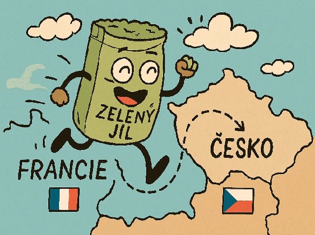 Zelený jíl z Francie na detoxikaci organismu